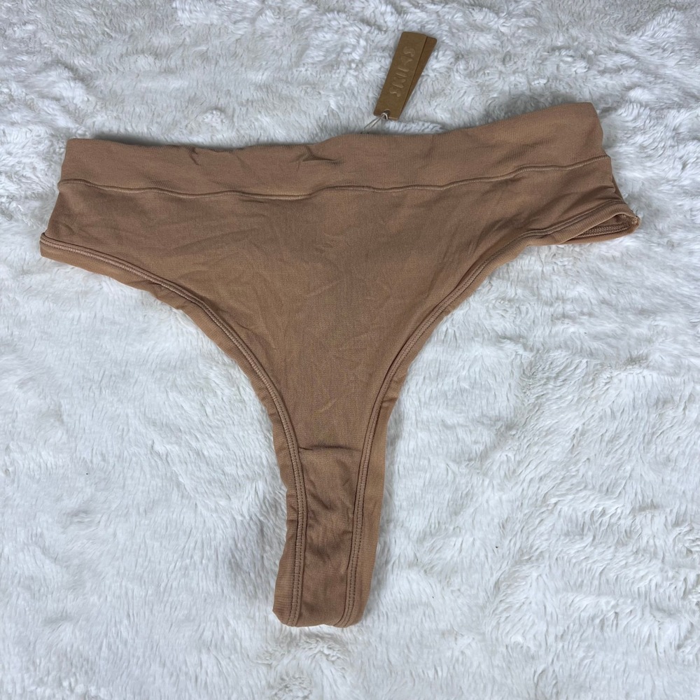 SKIMS Fits Everybody High Waisted Thong Ochre PN-THG-1635 Womens‎ Size 2X NWT